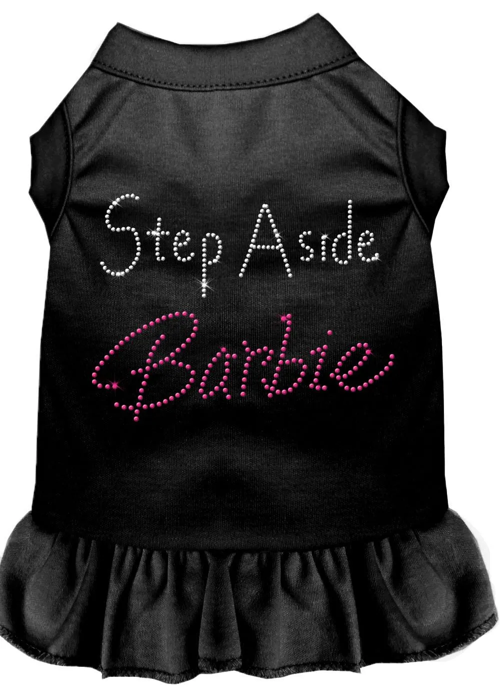 Step Aside Barbie Rhinestone Dress Black Xxl (18)