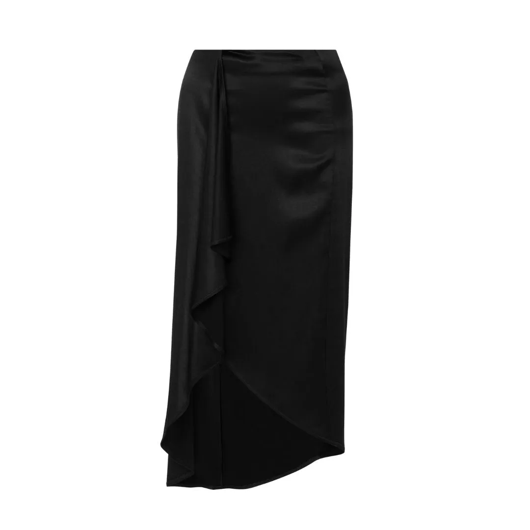 Stretch Satin Skirt K2A01213767