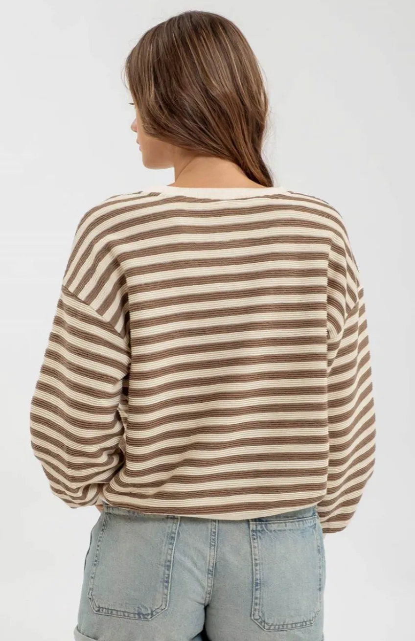 Striped Knit Sweater