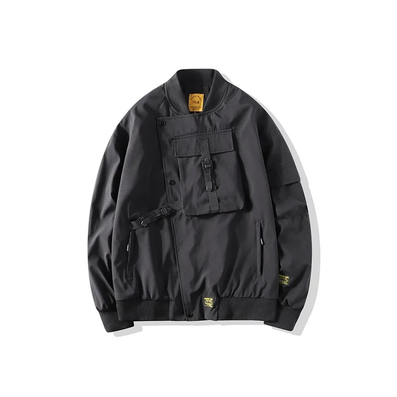 Tactical Bomber With Pocket Jacket