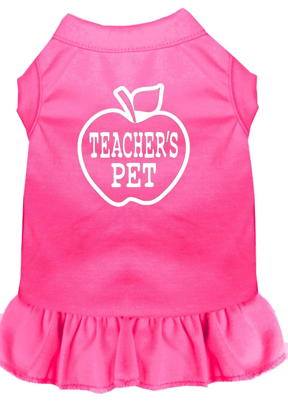 Teachers Pet Screen Print Dress Bright Pink Xxxl (20)