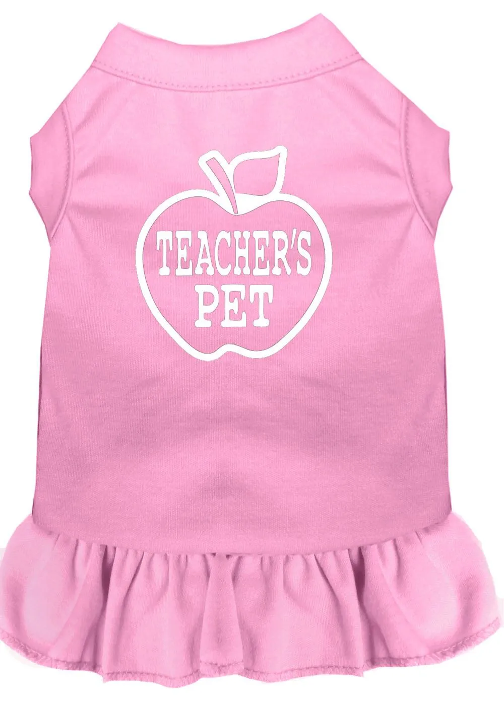 Teachers Pet Screen Print Dress Light Pink Sm (10)