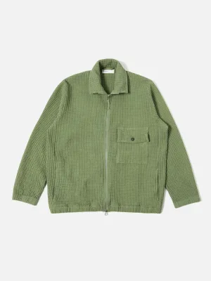 Universal Works K Track Top in Birch Pike Waffle