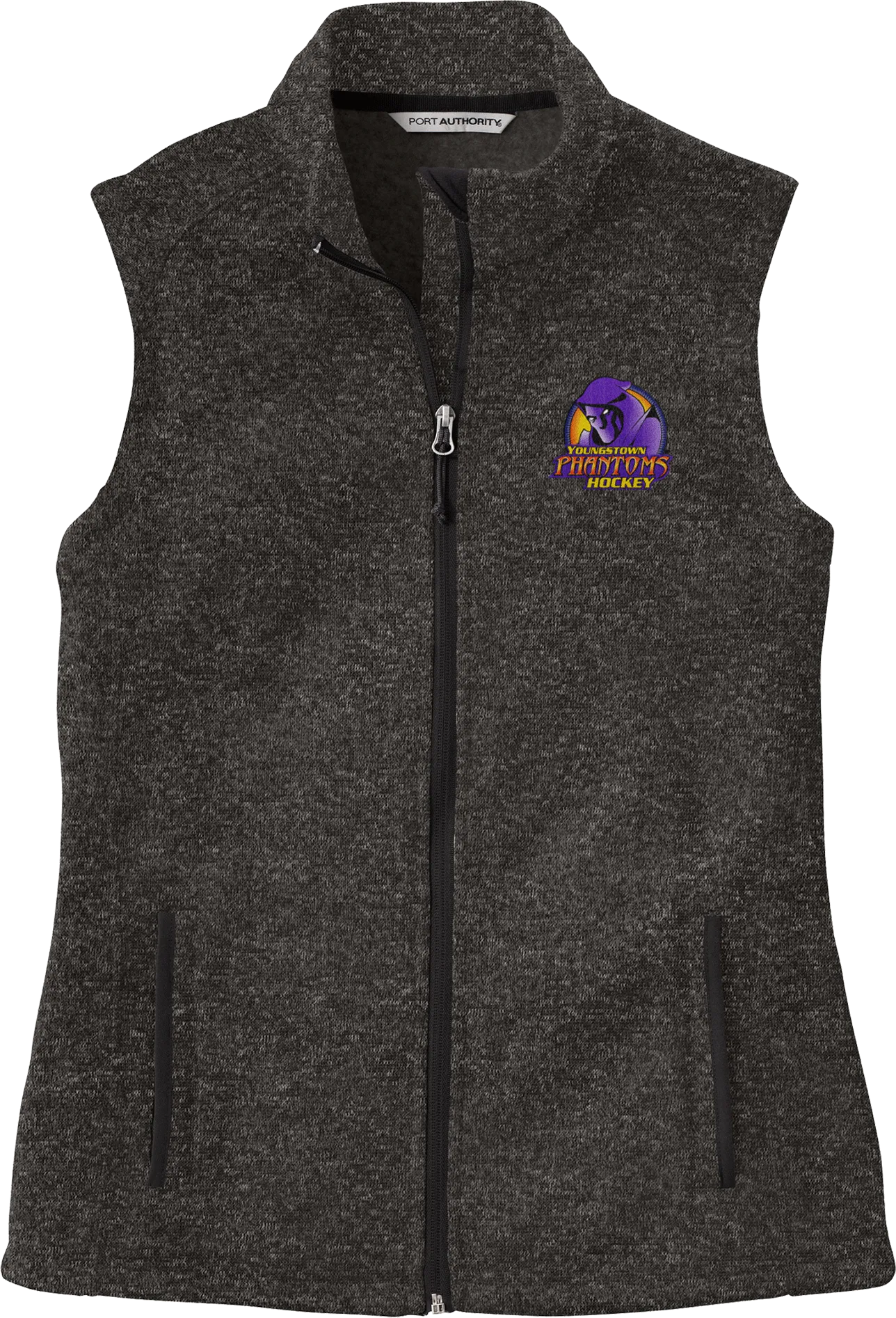 Youngstown Phantoms Ladies Sweater Fleece Vest